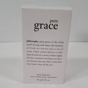 Pure Grace Philosophy 2 oz / 60ml Spray eau de toilette New